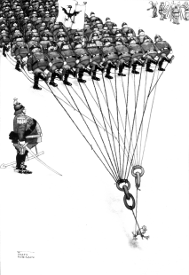 Heath Robinson cartoon