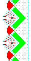 Simple flowers lace pattern