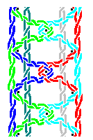 Simple lace threads