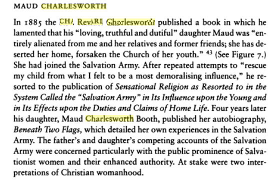 Maud Charlesworth's marriage