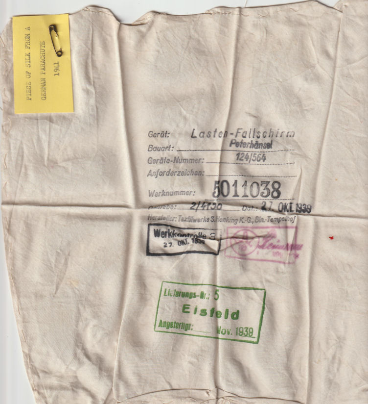 Piece of German parachute