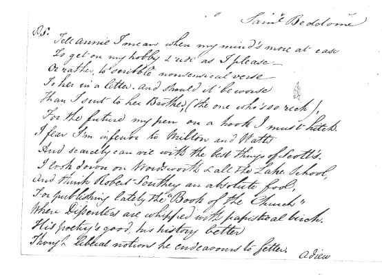 Samuel Beddome's poem