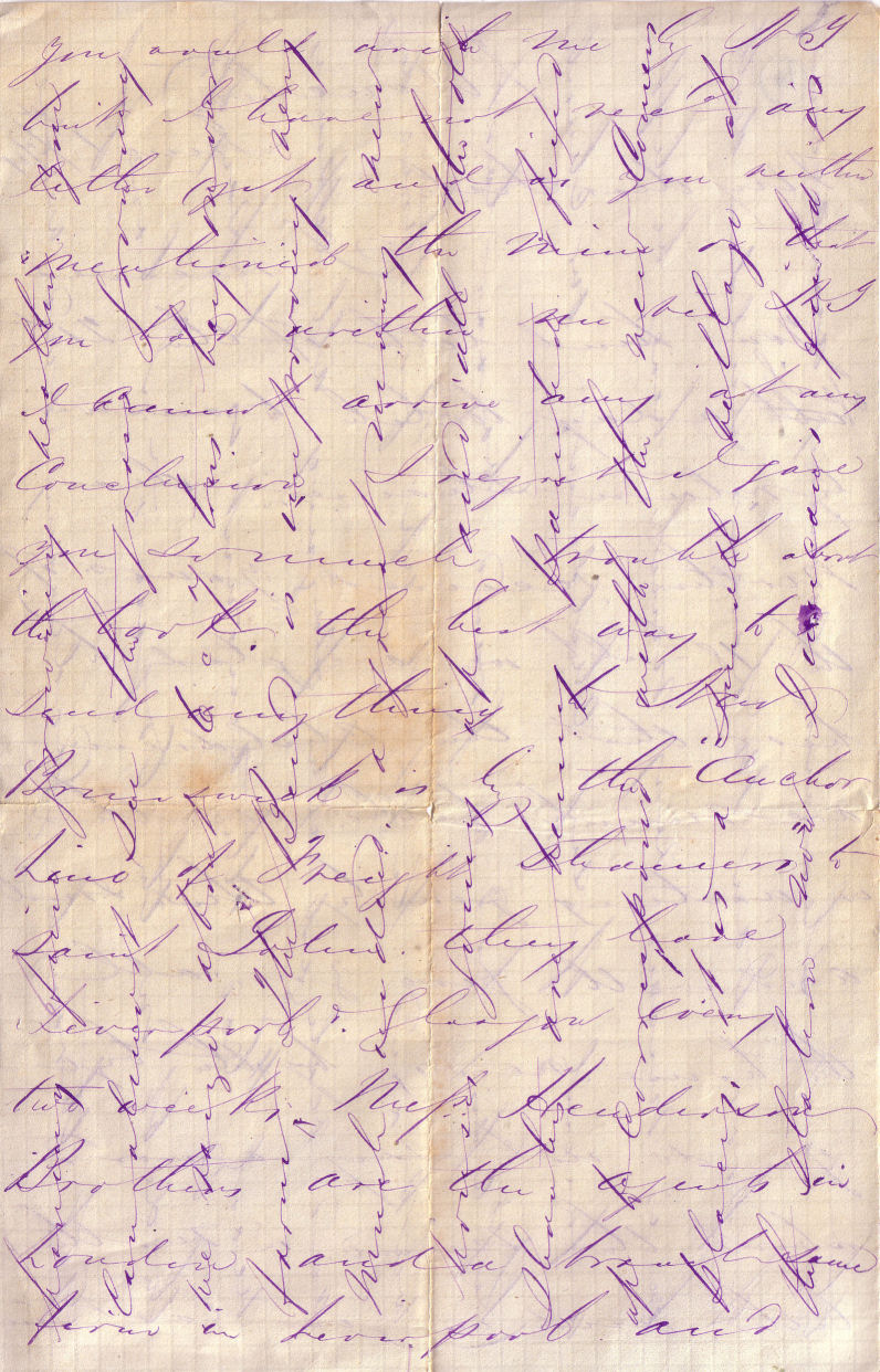 First letter from Irwine Binney - page 2