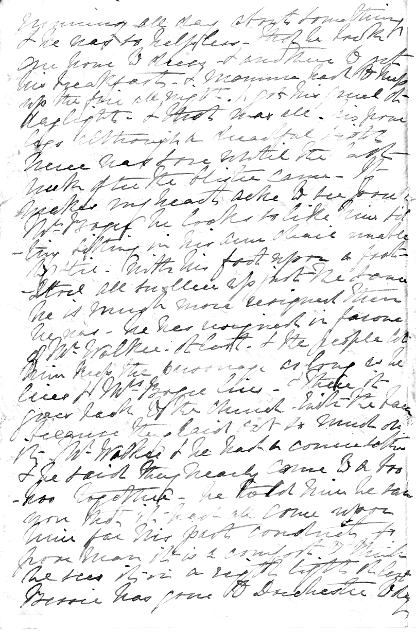 Letter from Lucy Binney - page 2