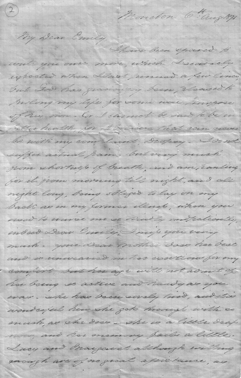 Letter from Stephen Binney - page 1