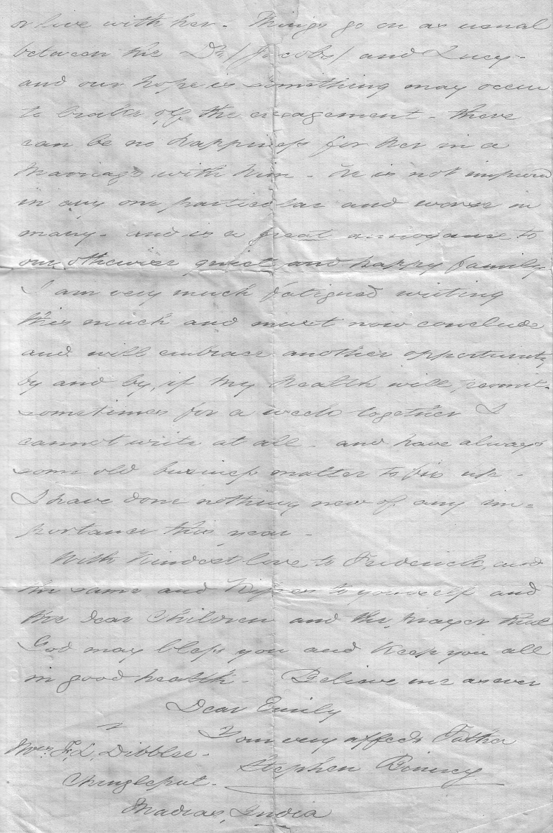 Letter from Stephen Binney - page 3