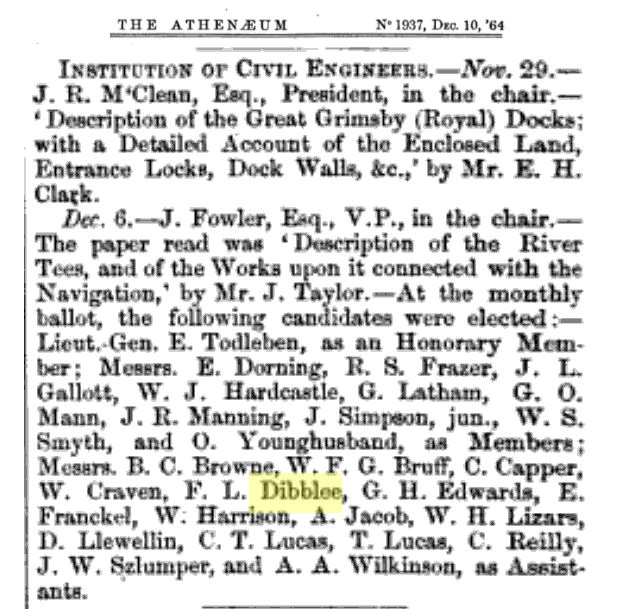 election to Institute of Civil Engineers