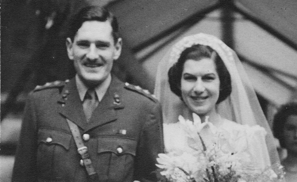 Wedding photo of John and Celia