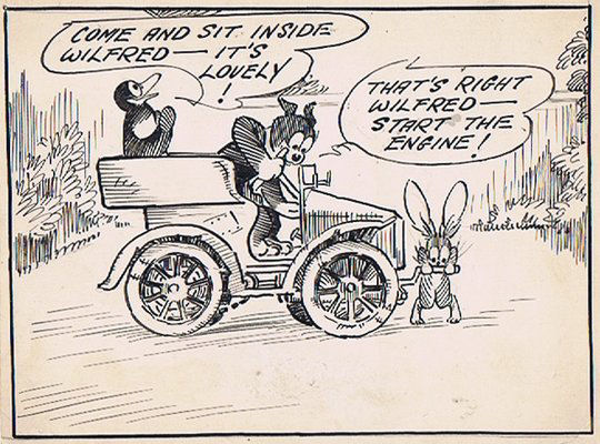 Pip, Squeak and Wilfred cartoon