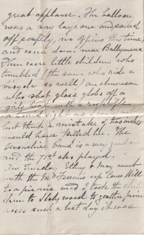 Letter from Andrew Geddes