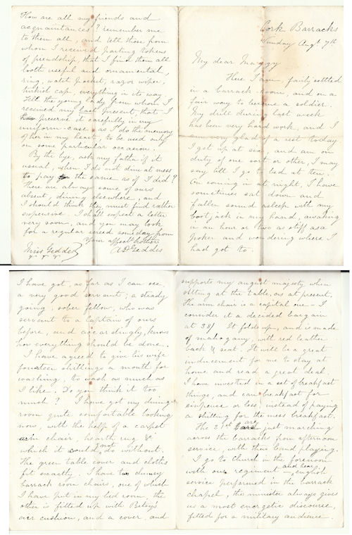 Letter from Andrew Geddes