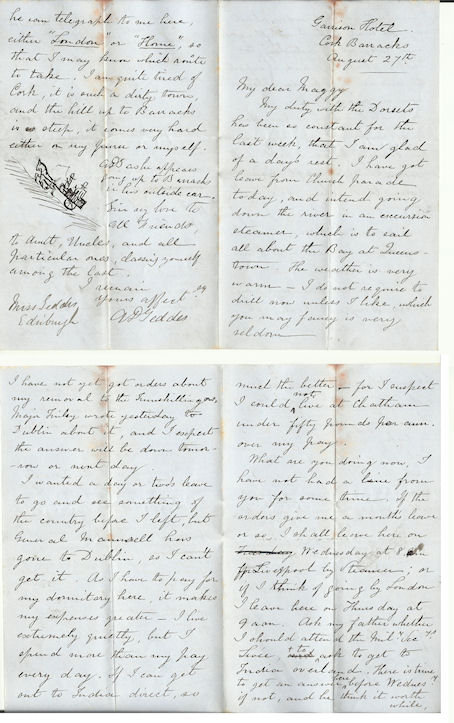 Letter from Andrew Geddes