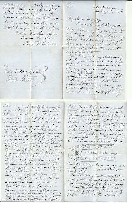 Letter from Andrew Geddes