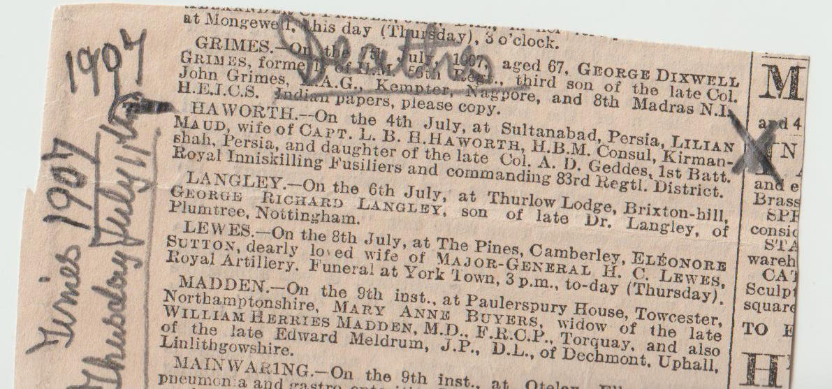 Geddes news