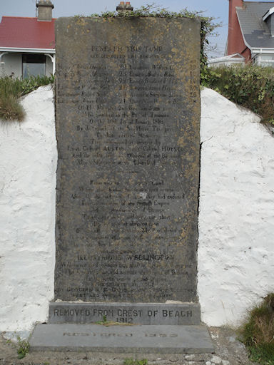 Memorial of the wreck of the Sea Horse
