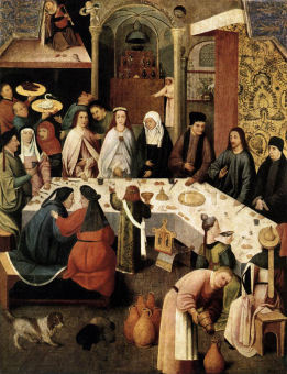 Marriage Feast at Cana by Hieronymus Bosch(c.1450-1516)