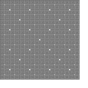 Fractal turning Greek Key - generation 3