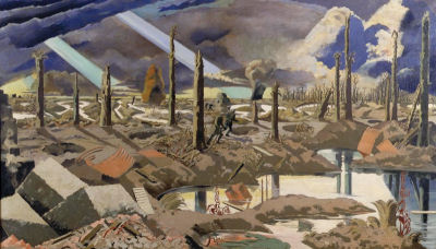 The Menin Road by Paul Nash, 1919