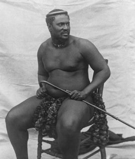 Photograph of Cetshwayo, c. 1875