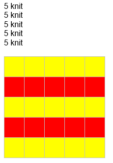 Garter stitch