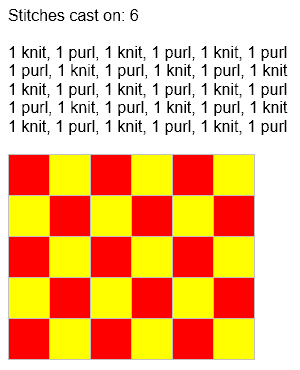 Moss stitch