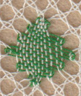 change colour in bobbin lace