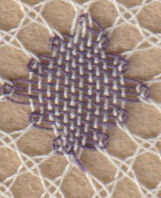 change colour in bobbin lace