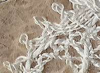 Bobbin lace - picot and cloth headside