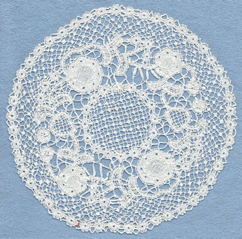 Bobbin tape lace - mat