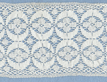 Machine lace insertion