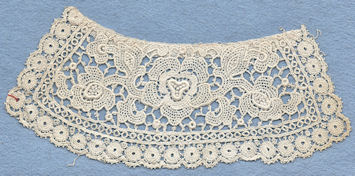 Schiffli machine lace - collar