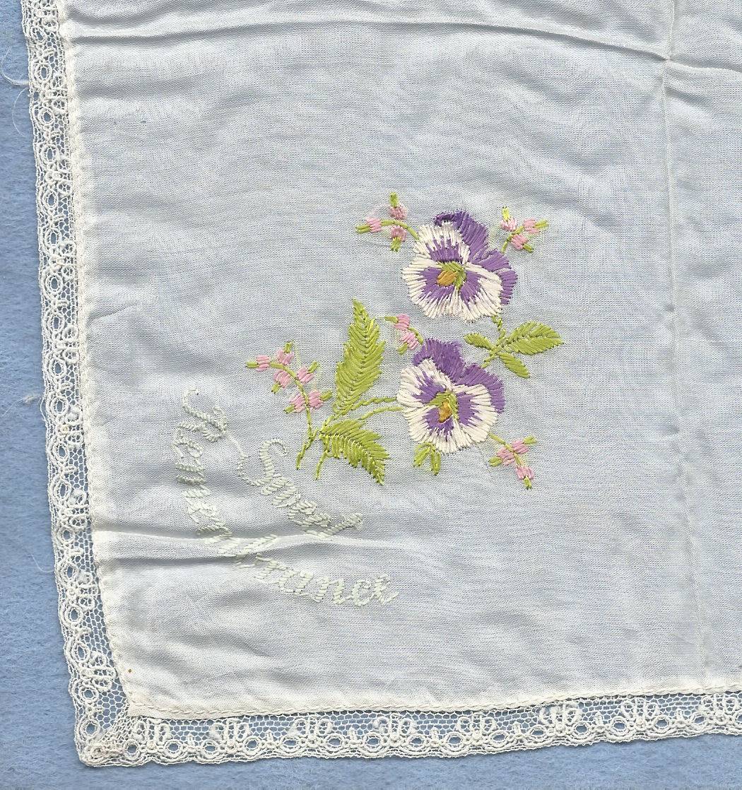 Machine lace edging