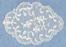 Embroidered lace