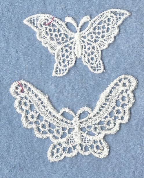 Schiffli machine lace 