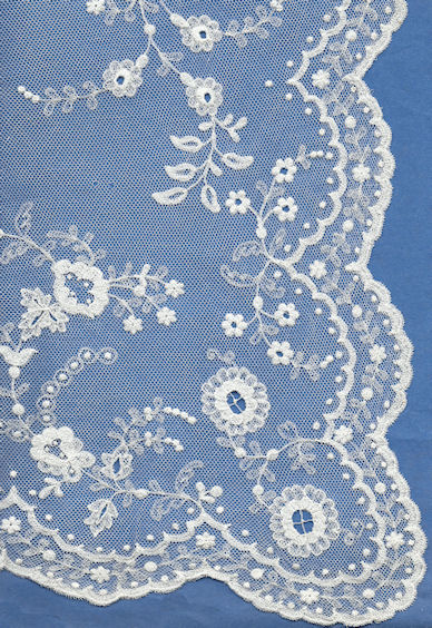 Victorian Limerick lace wedding veil