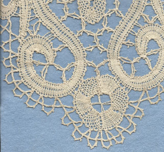 Bobbin tape lace - mat