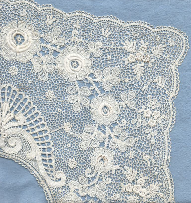 Schiffli machine lace - collar