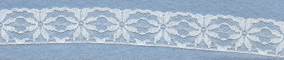 Machine lace edging