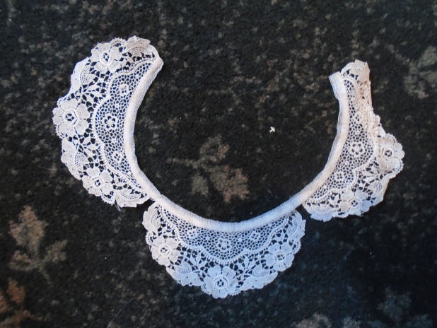 Schiffli machine lace - collar