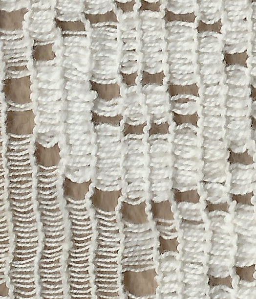 Machine-made lace - cloth stitch