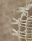 Machine-made lace - picots
