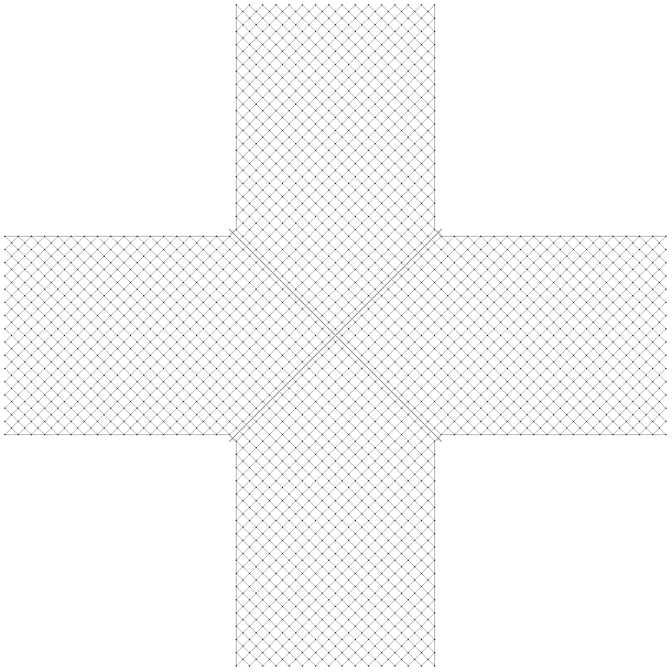 Bobbin lace grid