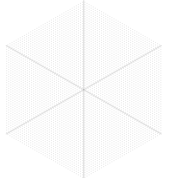 Bobbin lace grid