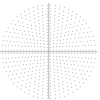 Bobbin lace grid