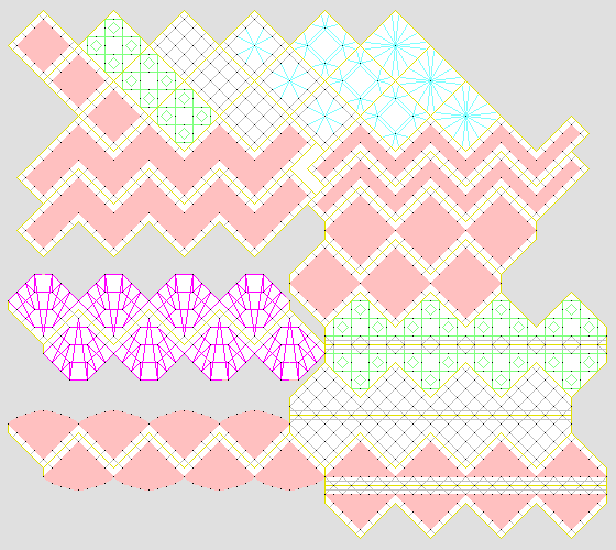 Lace design kit, 4 x 4