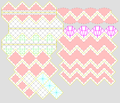 Lace design kit, 3 x 3
