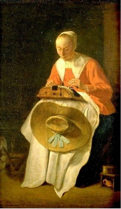 Lacemaker by Pieter Jacobsz. Codde
