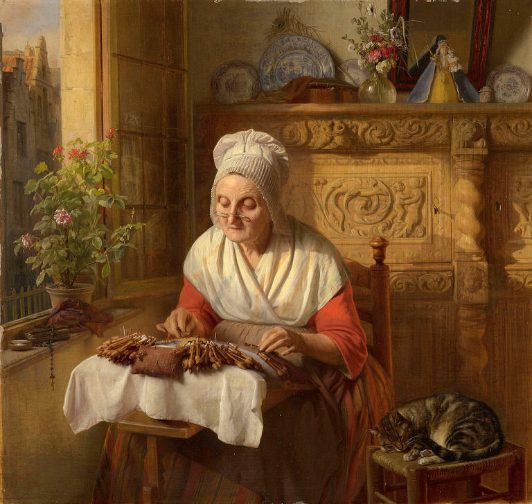 Lacemaker by Josephus Laurentius Dyckmans