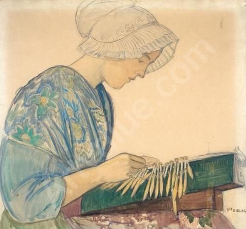 Lacemaker by Ernest Bieler