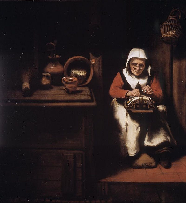 Lacemaker by Nicolaes Maes
